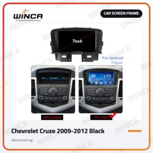 Car Screen Frame for Chevrolet Cruze 2009-2012 Black