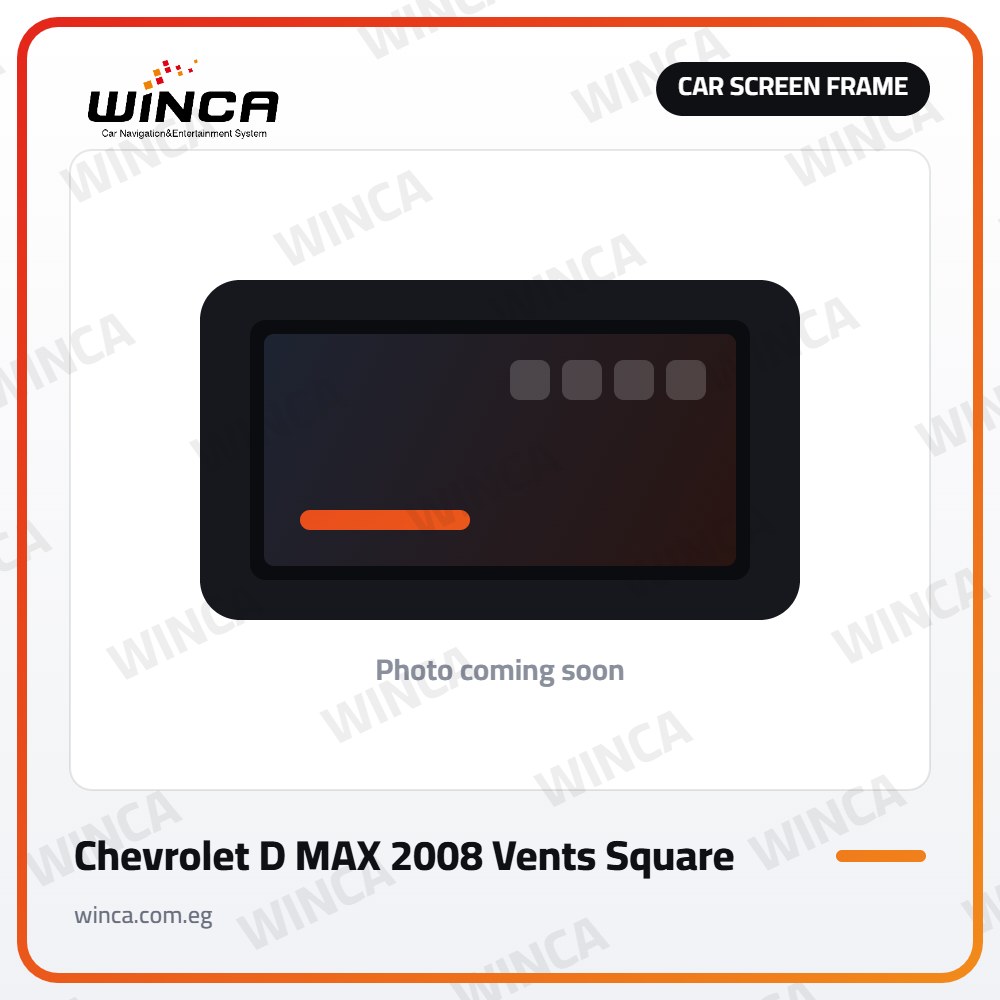 Car Screen Frame for Chevrolet D MAX 2008 Vents Square