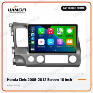 Car Screen Frame for Honda Civic 2008-2012 Screen 10 inch