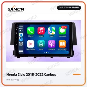 Car Screen Frame for Honda Civic 2016-2022 Canbus