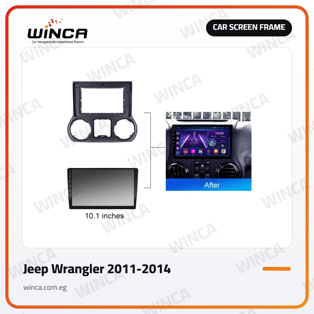 Car Screen Frame for Jeep Wrangler 2011-2014