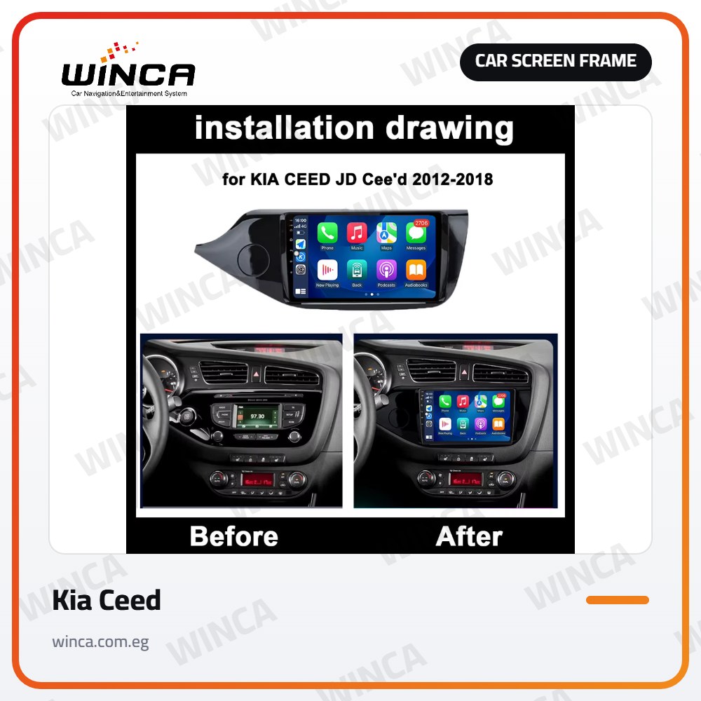 Car Screen Frame for Kia Ceed