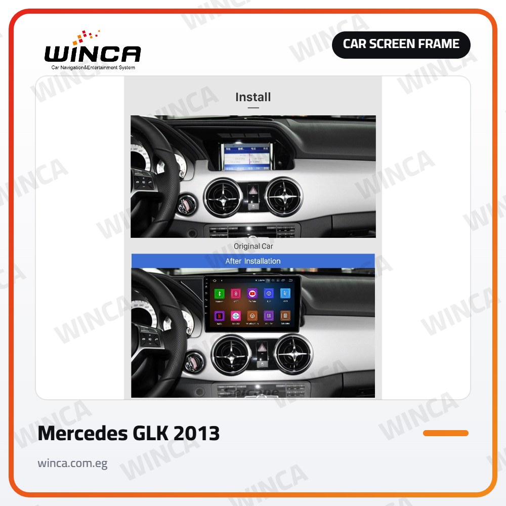 Car Screen Frame for Mercedes GLK 2013