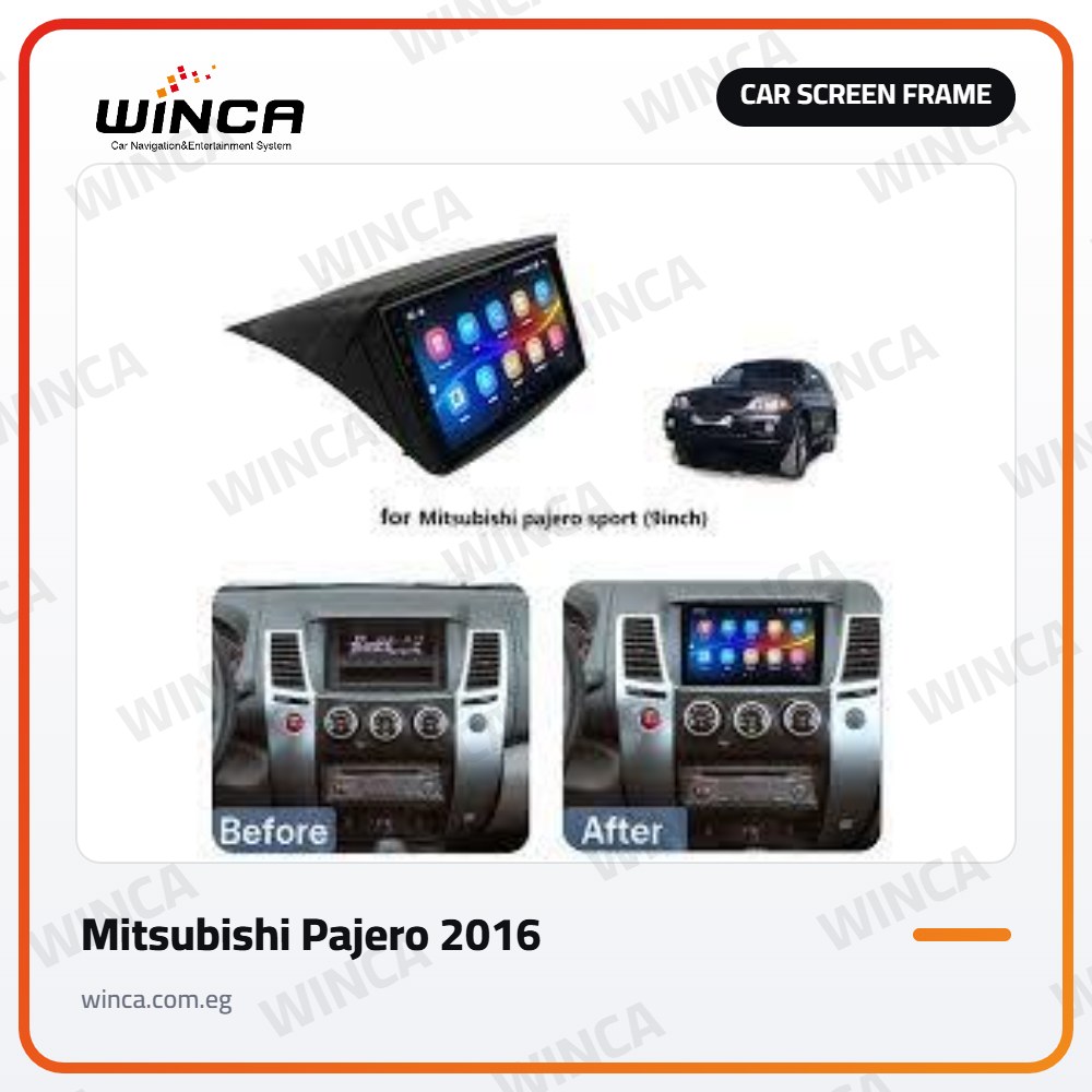 Car Screen Frame for Mitsubishi Pajero 2016