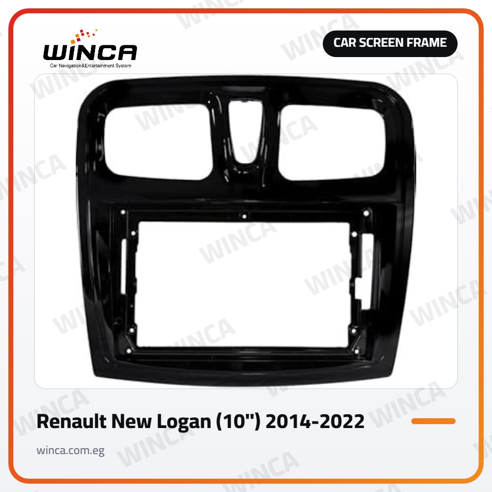 Car Screen Frame for Renault New Logan (10") 2014-2022