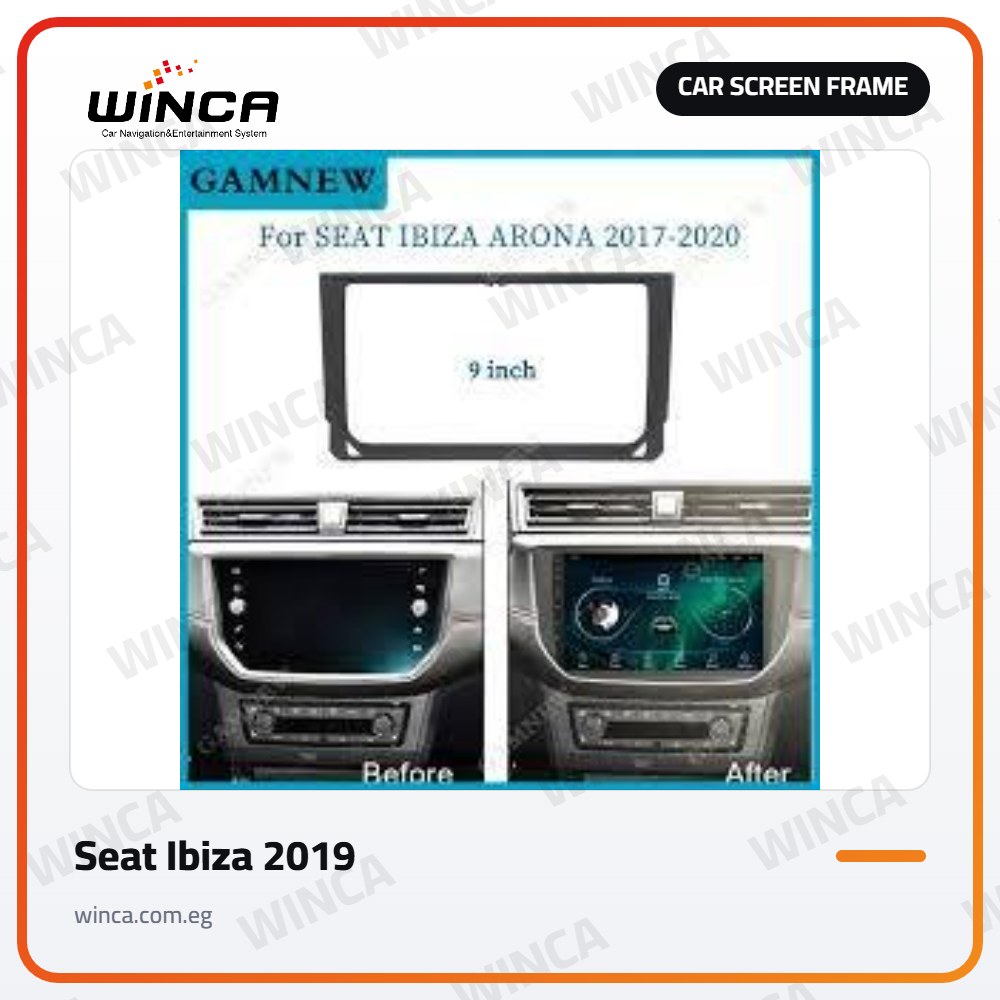 Car Screen Frame for Seat Ibiza 2019