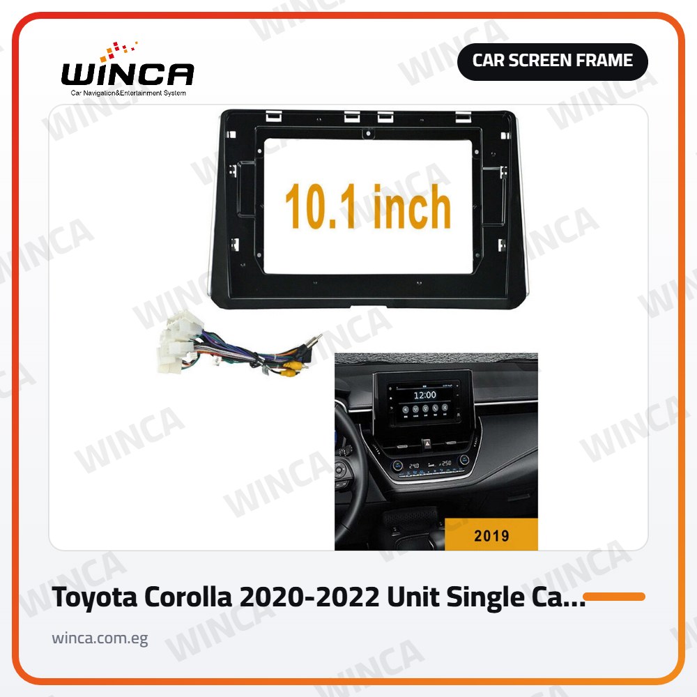 Car Screen Frame for Toyota Corolla 2020-2022 Unit Single Canbus