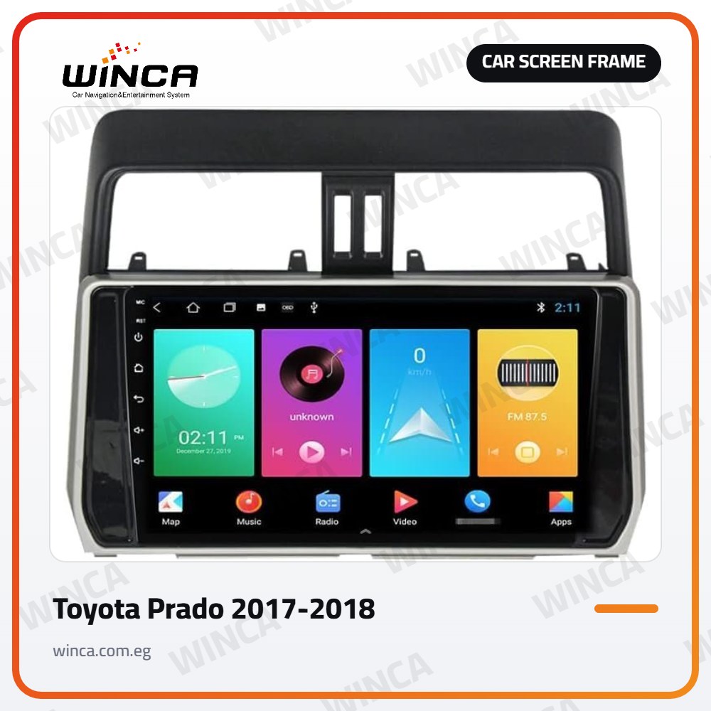 Car Screen Frame for Toyota Prado 2017-2018