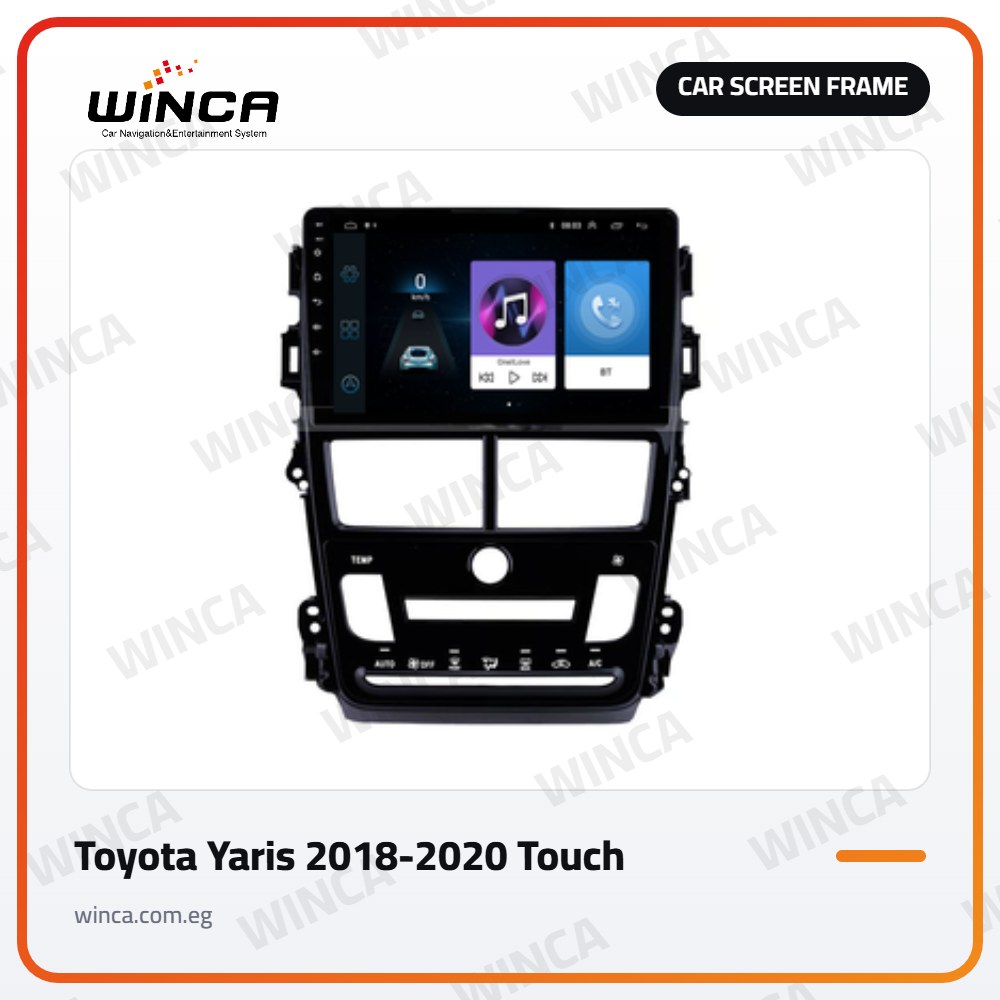 Car Screen Frame for Toyota Yaris 2018-2020 Touch